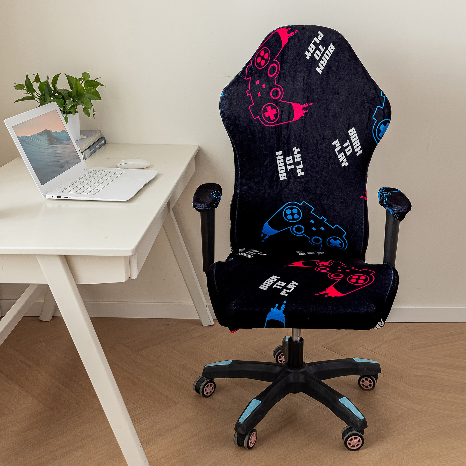 Gaming Chair Covers Seat Cover For Elastic Office Chair Cover Spandex Computer Chair Slipcover For Armchair Protector Seat Cover 240108