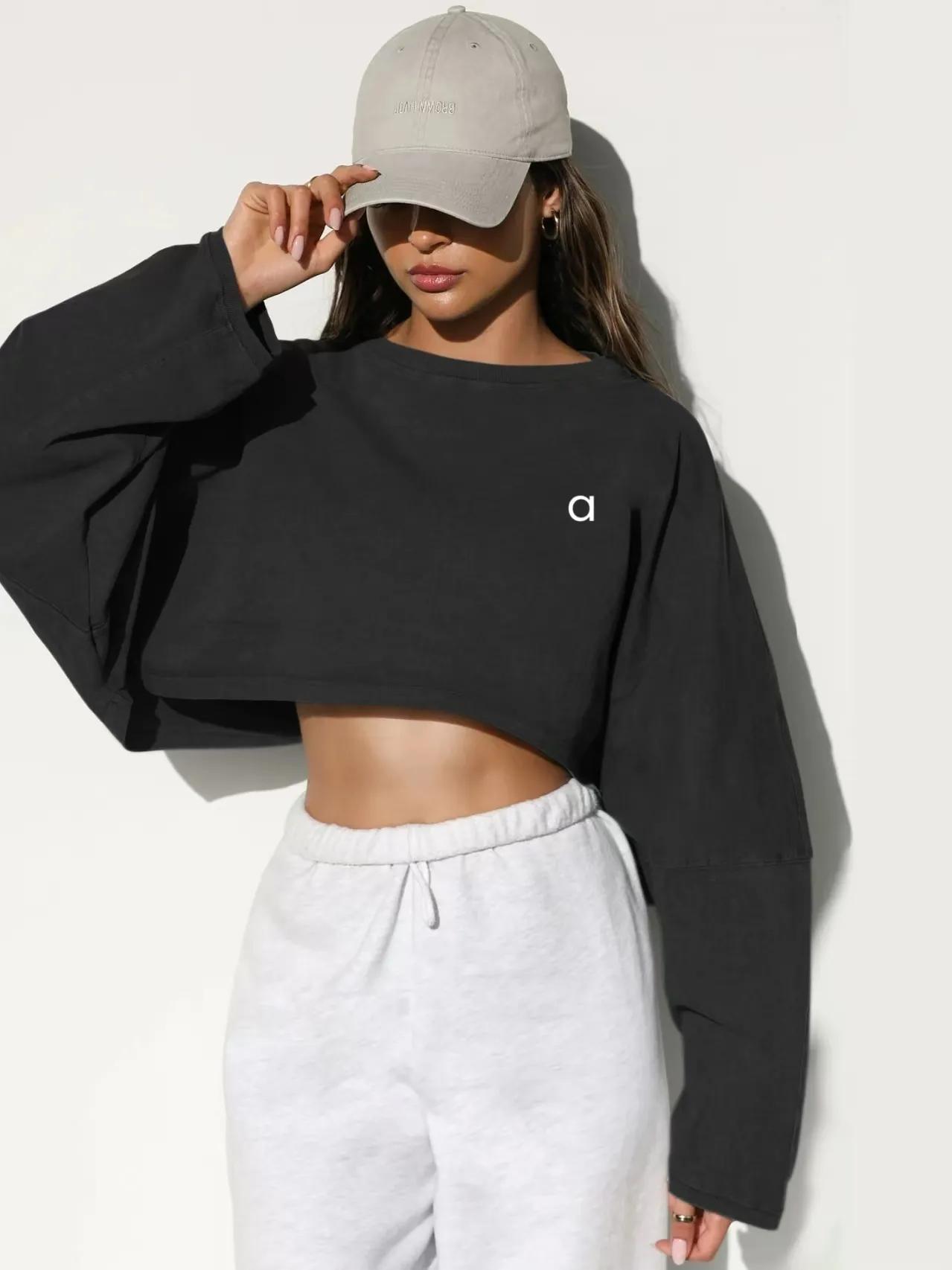 Designer T Shirt Women Sports Long Sleeve Tops Clothes Sweater Loose Finess Solid Workout Breathble Tshirts Crop Top Hoodie Female Sports Short Sleeves