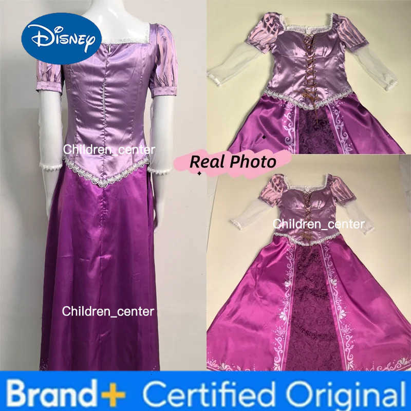 Disney Tangled Rapunzel Womens Long Hair Princess Costumes Cosplay Costume Adult Carnival Uniform Halloween Costumes H2512271