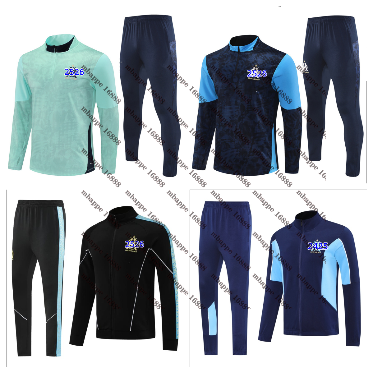 2026 27 MarseillesA Long kids soccer tracksuits MILIK PAYET Marseilles survetement fottball Training maillot de foot Olympique OM tracksuit football jogging