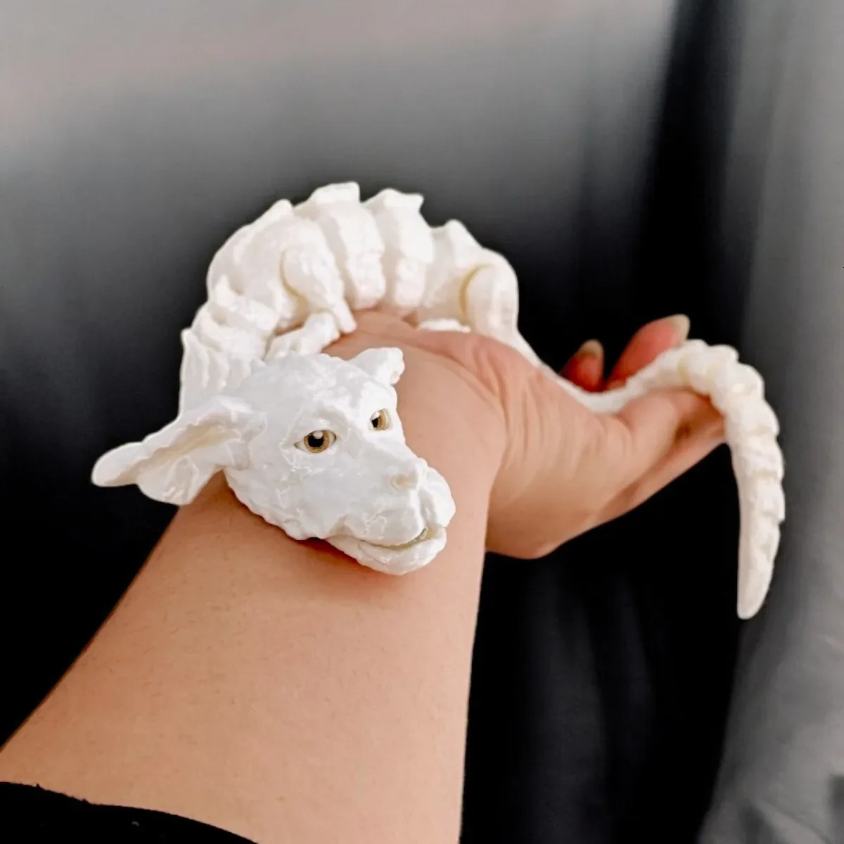 3D printed rotatable joint Chinese dragon ornaments dog dragon desktop decorations office home creative gifts and crafts 251223