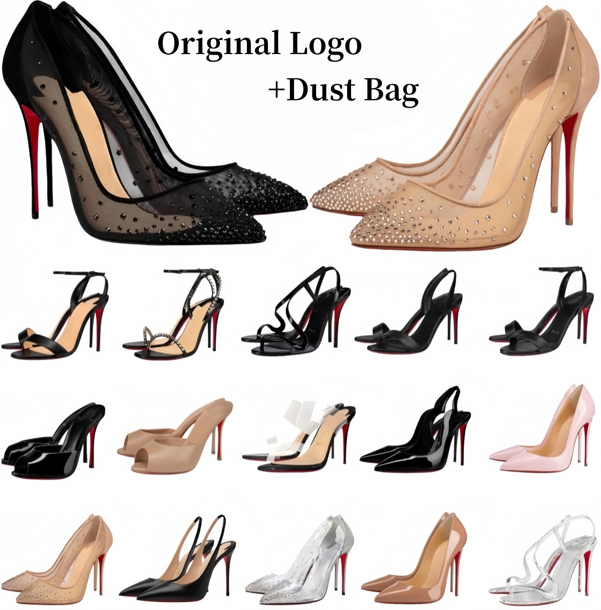 Designers High Heel Red Womens Luxurys Pump Platform Peep-toes Sandals Red Dress Shoes Sexy Pointed Toe 6cm 8cm 10cm 12cm 35-44