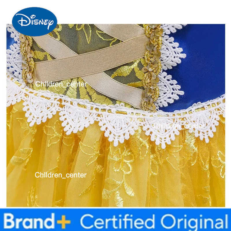 Disney Girls Fancy Snow White Summer Dress Princess Dress Children Halloween Carnival Birthday Party Tulle Embroidery Dress Kid Costume H2512271