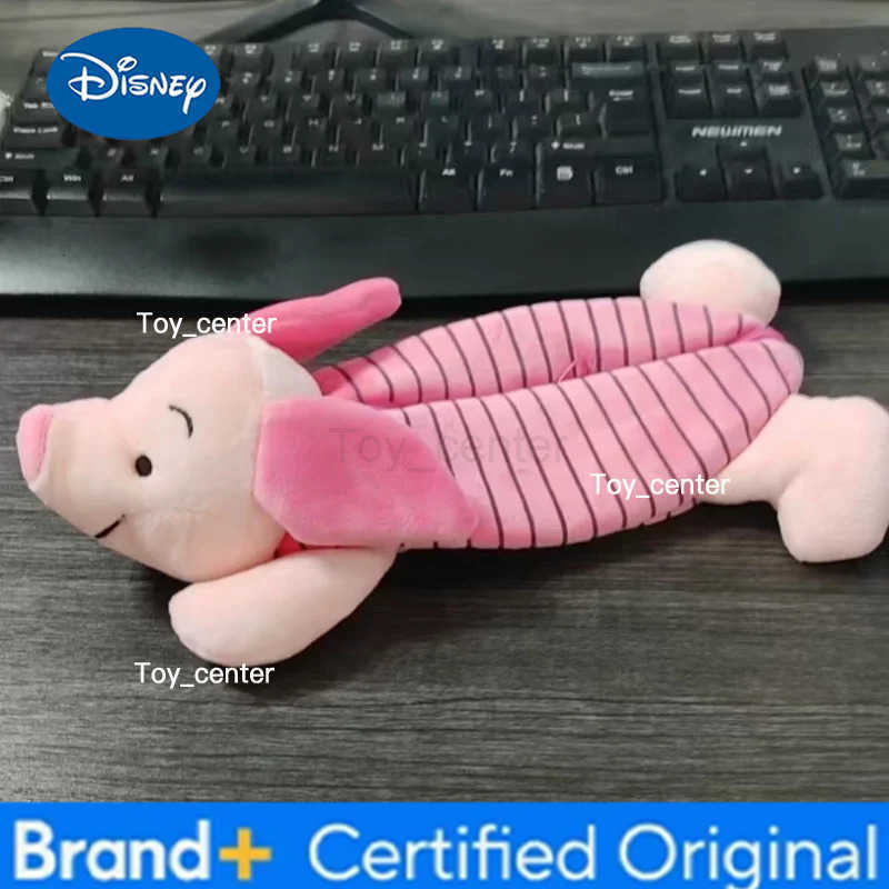 Disney Cartoon Stitch Pencil Bag Children Bear Piglet Stationery Bag Plush Storage Pencil Case Student Pen Pouch School Supplies H251227