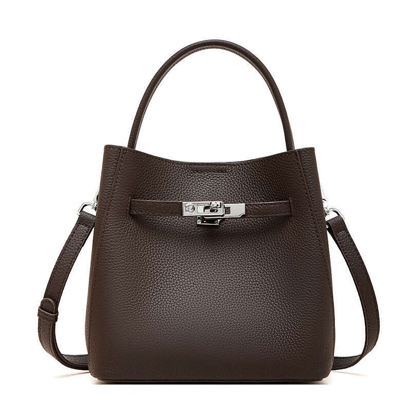 Luxury shoulder bag handbag Hobo top leather bucket leather new trend multifunctional high-end women's single handle crossbody bag