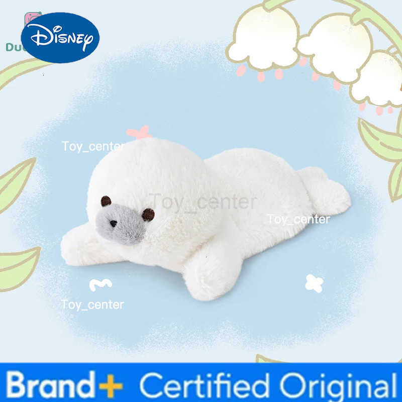 Disney 21cm Cute Cartoon Platypus Dinosaur Pig Plush Toys Kawaii Stuffed Animal Fluffly Duckbill Gray Plush Prone posture Dolls Decor H251227