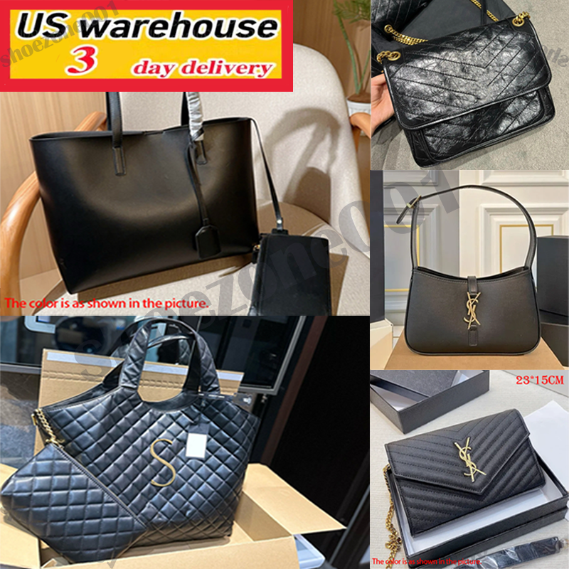 10A NEW YSLS LE57 envelope ICARINO ICARE Hobo bag Crocodile pattern embossed glossy designer bag Shoulder Bags Luxury Bag Handbag Classic Letter crossbody bag