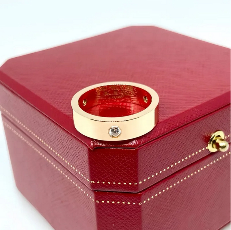 Unisex Designer Luxury ring jewelry for women Copper plated with 18K gold Three Circle Stud Adjustable opening Unique Festival Vacation gifts