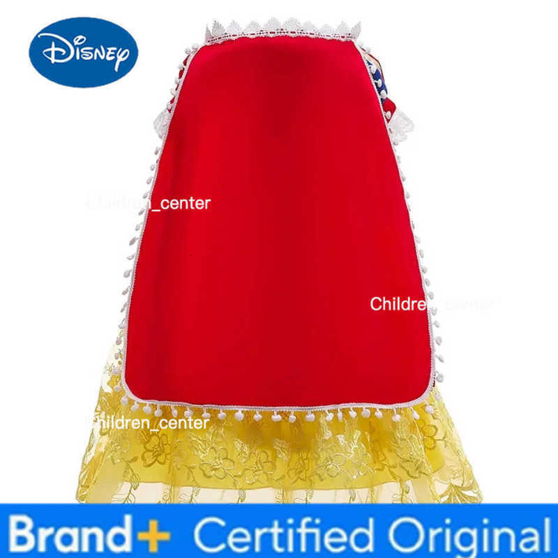 Disney Girls Fancy Snow White Summer Dress Princess Dress Children Halloween Carnival Birthday Party Tulle Embroidery Dress Kid Costume H2512271