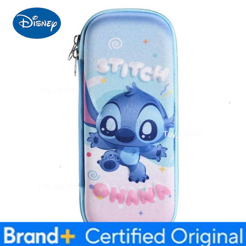 Disney Stitch Cartoon pu Pencil Case Anime Student Pencil Bag School Stationery Box School Office Supplies Kids Gifts H251227