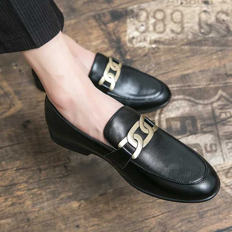 Tassel Leather Oxfords Shoes Men Loafers Casual Slip on Men Dress Shoes Italian Graceful Wedding Party Shoes Men Black Z251227