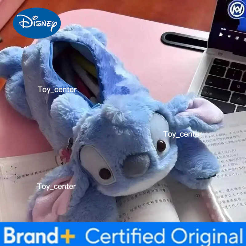 Disney Cute Stitch Pencil Case for Kids High Capacity Storage Bag Multifunctional Stationery Organizer School Office Gift H251227