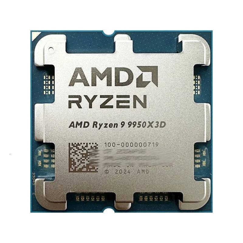 AMD Ryzen 9 9950X3D New Processor 57GHz 16-Core 32-Thread 144MB Socket AM5 but without cooler