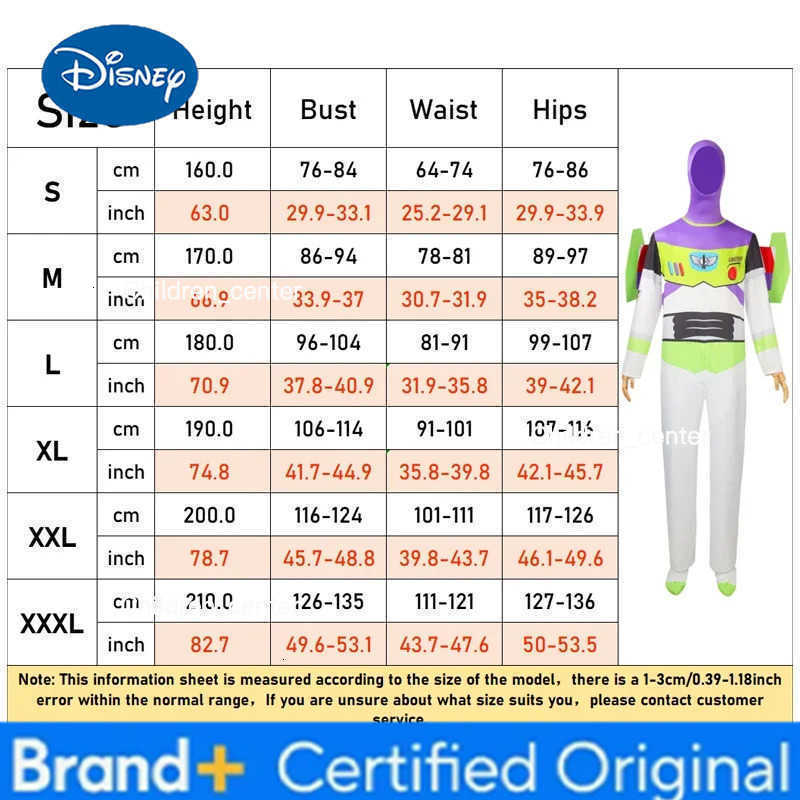 Disney BEAST KINGDOM Anime Buzz Lightyear Cosplay Costume Toy Story Cosplay Bodysuit Wing Suits Jumpsuits Halloween Party Adult H251227