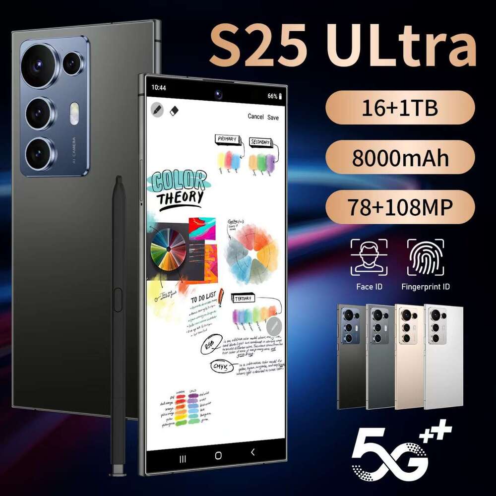 Famous brand's new cross-border C25-S25 Ultra Android 16+1TB smartphone 7.3-inch original manufacturer CKS
