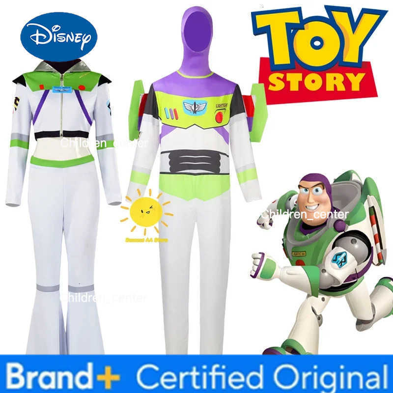 Disney BEAST KINGDOM Anime Buzz Lightyear Cosplay Costume Toy Story Cosplay Bodysuit Wing Suits Jumpsuits Halloween Party Adult H251227