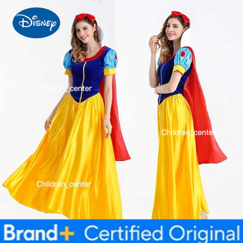 Disney Cartoon Carnival Deluxe Snow White Cosplay Costume Adult Cartoon Princess Birthday Party Outfit Fancy Party Dresses H2512271