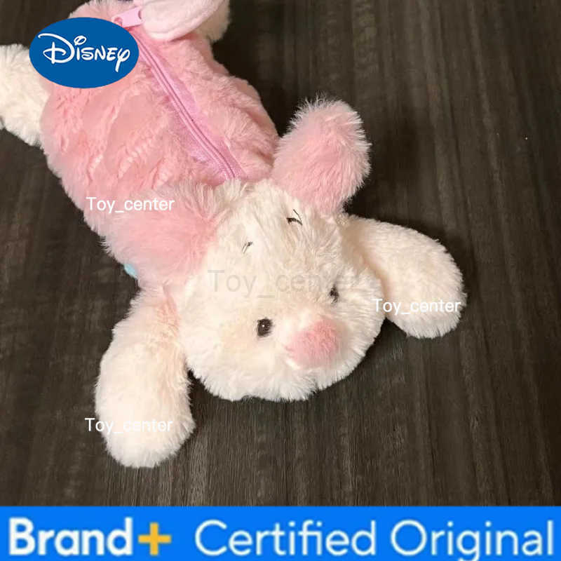 Disney Cute Pijie Pig Ears Donkey Plush Pen Bag Cartoon Animal Stationery Pencil Storage Bag for Children Birthday Gifts H251227