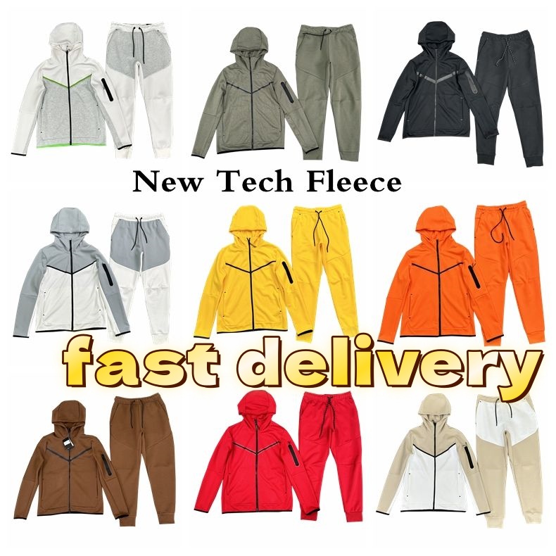 niketech fleece tracksuit Designer Men Thick Tech Fleece Pants Sportswear Hoodies designer hoodie mens hoodie designer sweater men pullover sweatshirt hoodie man