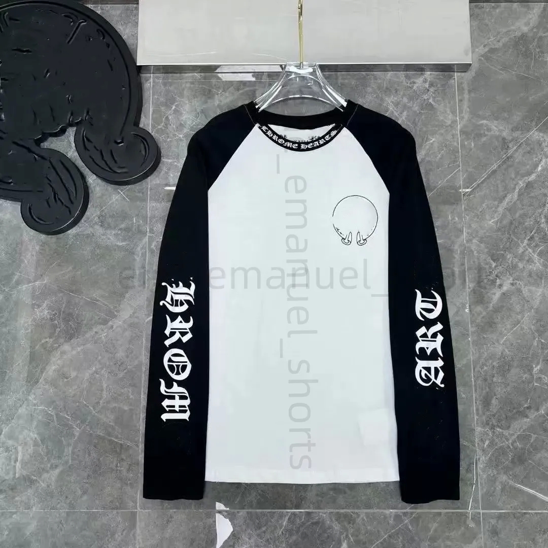 New Chrome T-Shirt Desiner ch T shirts for men Luxury t shirt Men Loose Tshirts Cotton Letter Printed Black tshirt High Quality Streetwear women Short 349