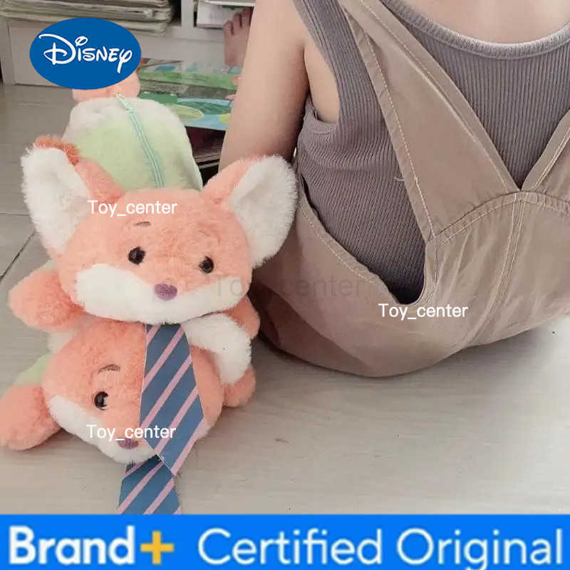Disney Cute Cartoon Animal Plush Doll Creative Stationery Storage Bag Large Capacity Student Portable Pencil Case H251227
