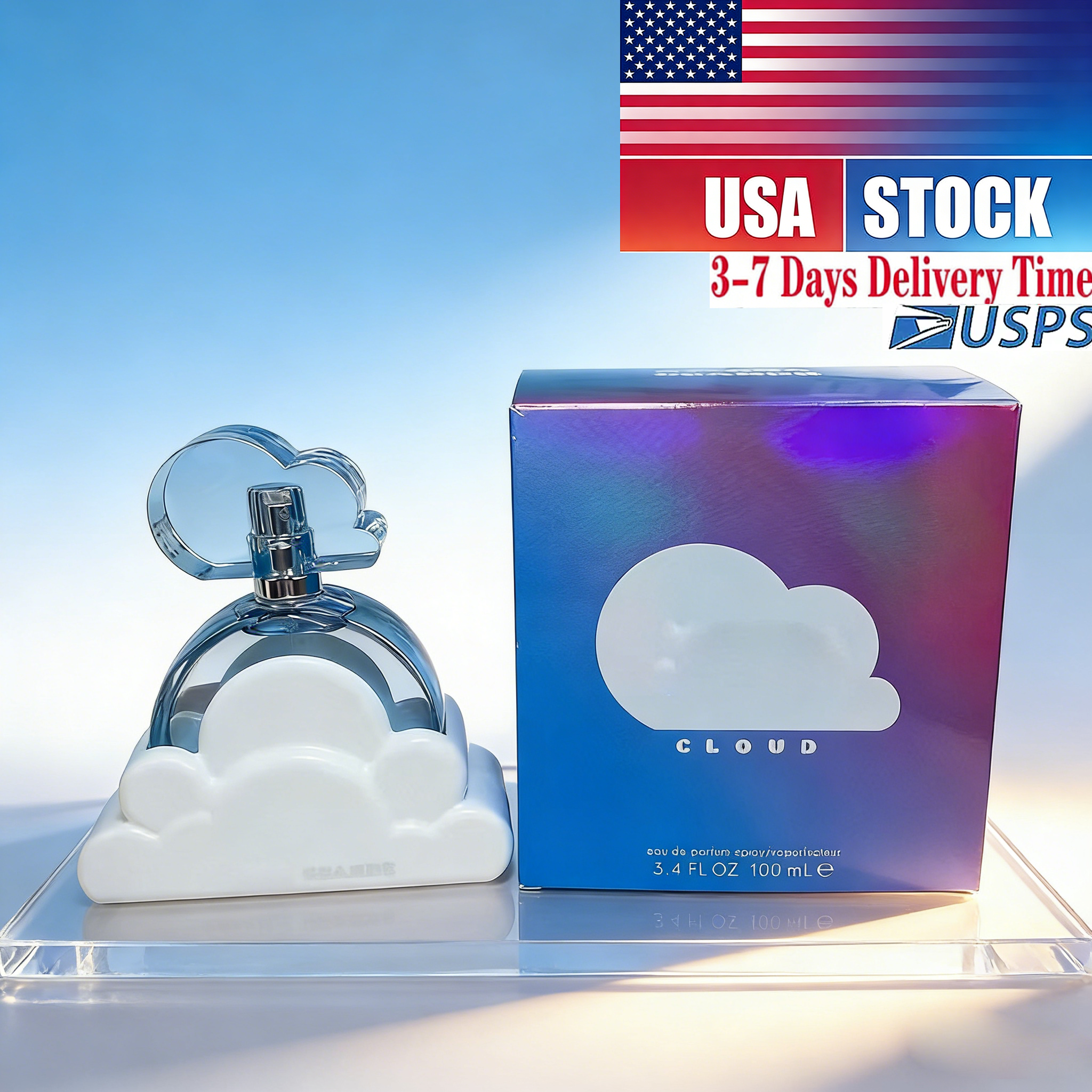 US Warehouse - Premium Women's Perfume 100ml - Cloud/Pink Cloud Perfume, Perfume Spray, High-Quality Cologne