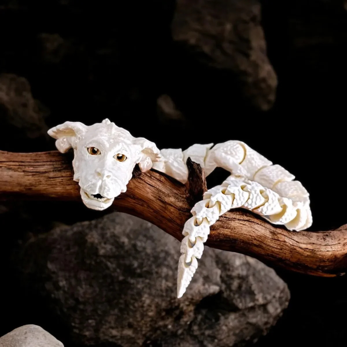 3D printed rotatable joint Chinese dragon ornaments dog dragon desktop decorations office home creative gifts and crafts 251223