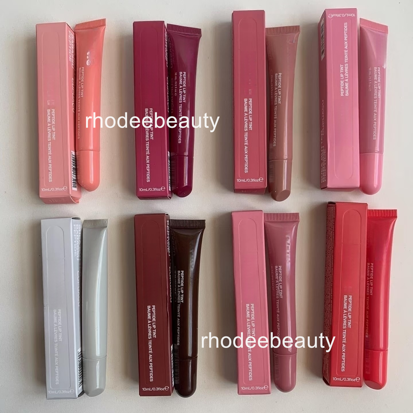 Pbj Lip Gloss 10ml Makeup 17 Colors Rhodee Unscented/Ribbon/Peach Pit/Jelly/vanilla LipGloss Moisturizing Shiny glitter liquid lipstick Cosmetics free shipping