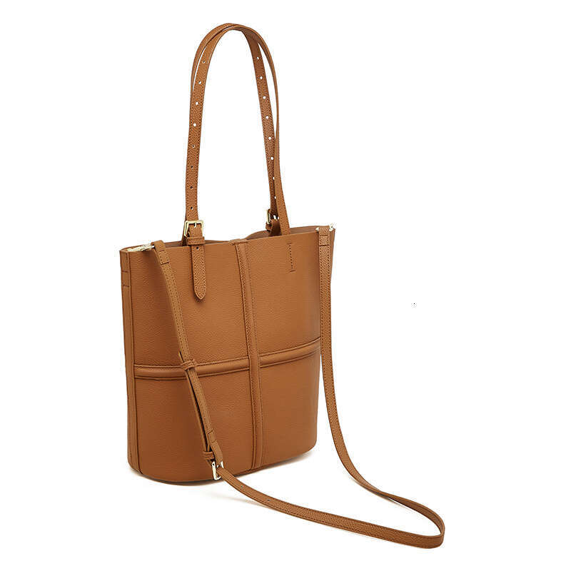 Luxury Shoulder Bags Totes Hobo Top Layer Cowhide Handbag Single Mother Daughter Crossbody New Genuine Leather Vintage Commuter Light Tote Women S Bag