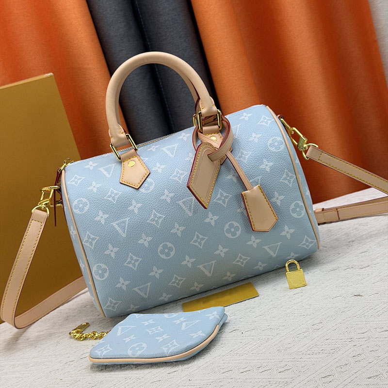 Womens mens bowling pillow Luxury Designer bags P9 BANDOULIERE 25 30 40 Handbag Shoulder bag travel Bag M24417 M24418 M24419 M24420 M24422 M13918