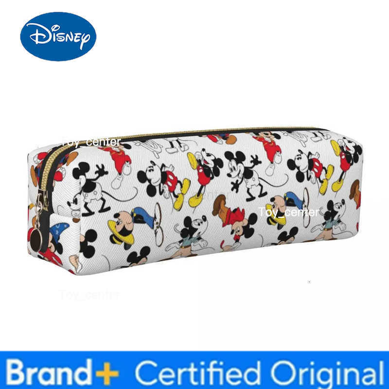 Disney Mickey Through The Years Wizard Pencil Case Creative Pen Box Bags Girls Boys Large Storage School Supplies Zipper Pencilcases H251227