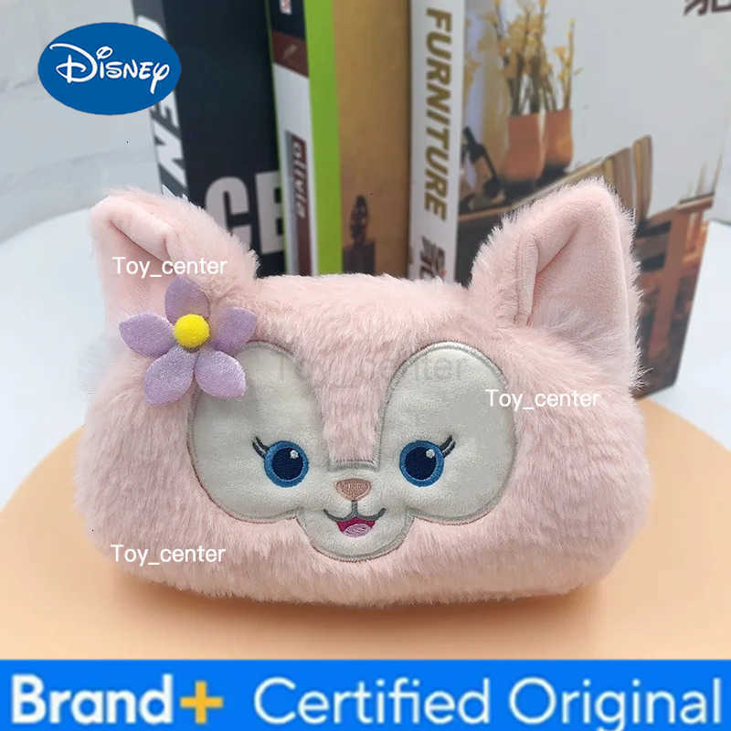 Disney Anime Characters Cartoon Cute LinaBell Girly Heart Stationery Box Creative Kawaii Pencil Case Large Capacity Storage Bag H2512271