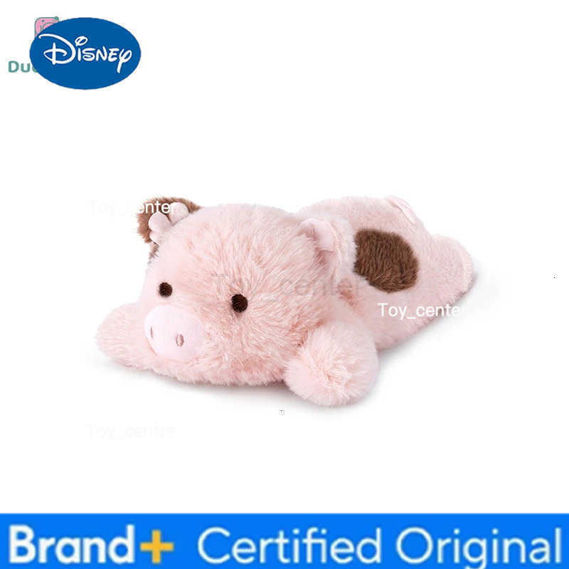 Disney 21cm Cute Cartoon Platypus Dinosaur Pig Plush Toys Kawaii Stuffed Animal Fluffly Duckbill Gray Plush Prone posture Dolls Decor H251227