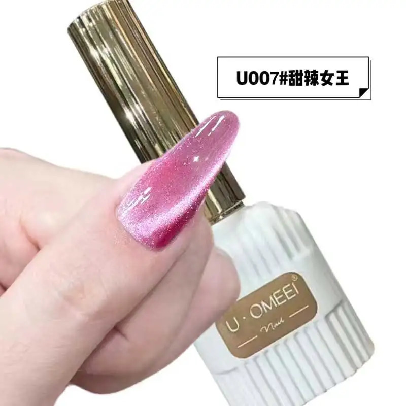 UOMEEI 36color Single Bottle Gel Nails Polish 15ml Crystal Cat Eye Semi Permanent Soak Off UV LED Magnetic Gel For Nail Salon 251226