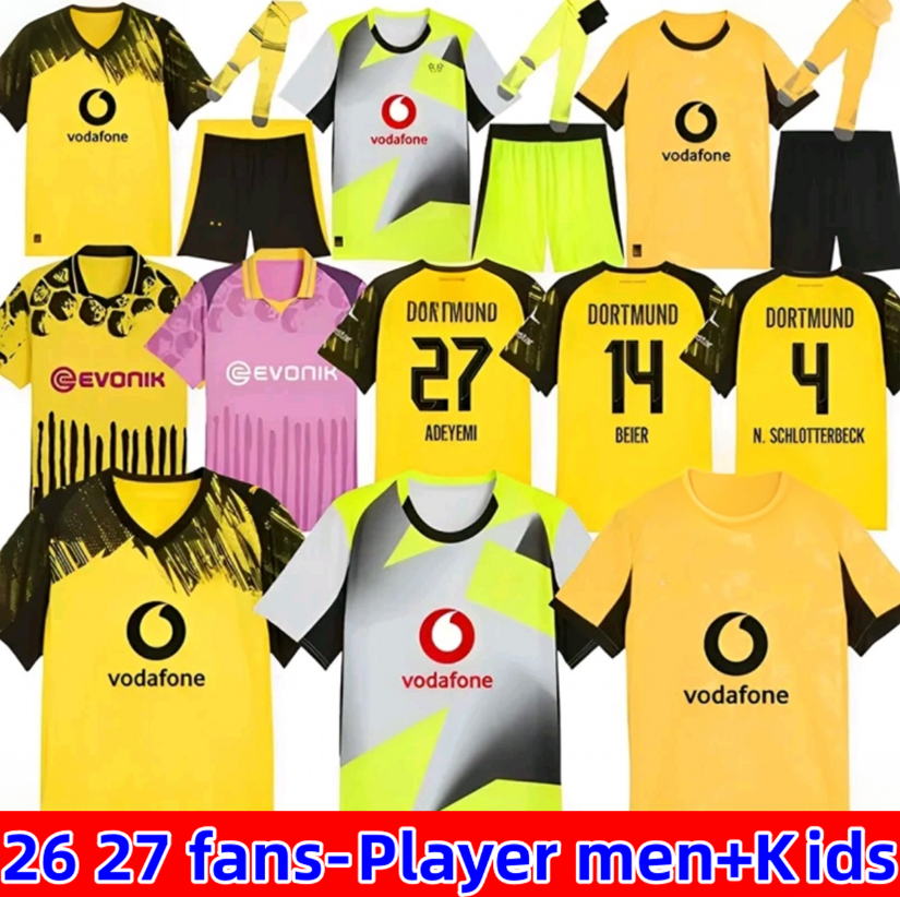 HALLER 2026 4th SABITZER Football Shirt Club World Cup Kit MOUKOKO Men Kids Kits Borussias Trikots 26 27 Dortmund Trikot Jerseys BVBs Jersey