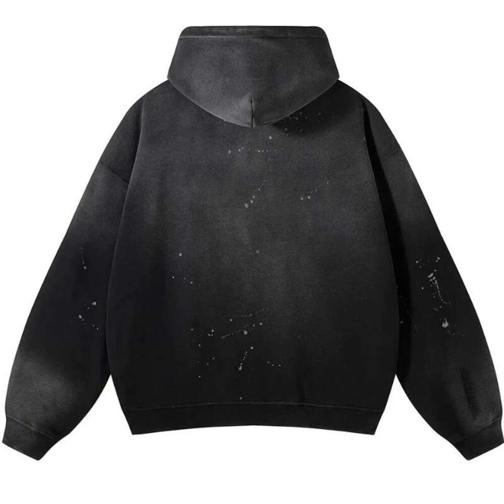 Y2K autumn winter printing retro pullover hoodie jacket men and women same loose casual fashionable sweatshirt Zhehan