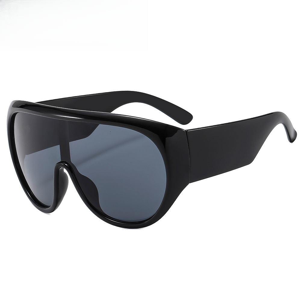 European and American New Large Frame Personality Versatile Street Style Internet Celebrity Sunglasses Unisex Fashion Show Trendy Glasses ddmythur