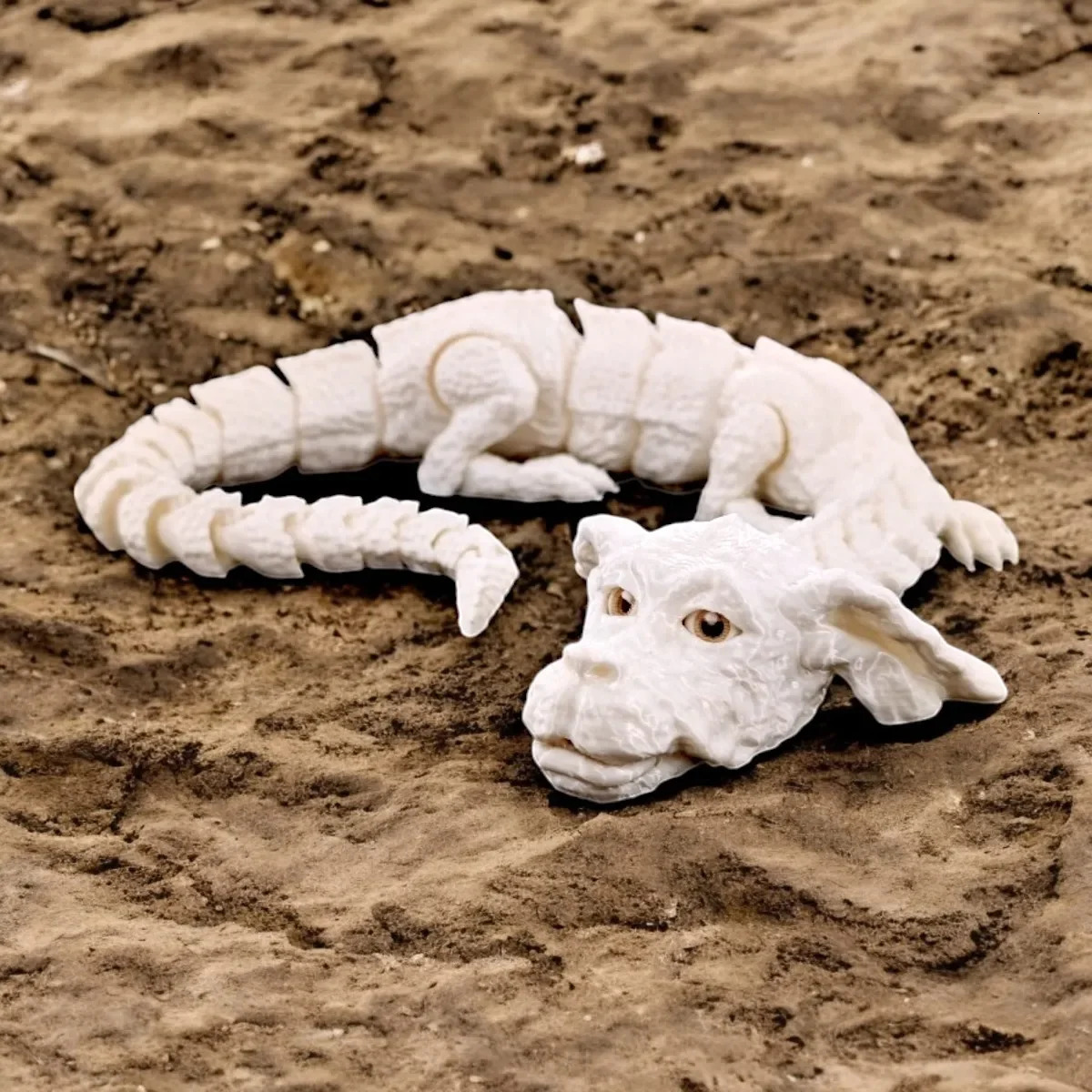 3D printed rotatable joint Chinese dragon ornaments dog dragon desktop decorations office home creative gifts and crafts 251223