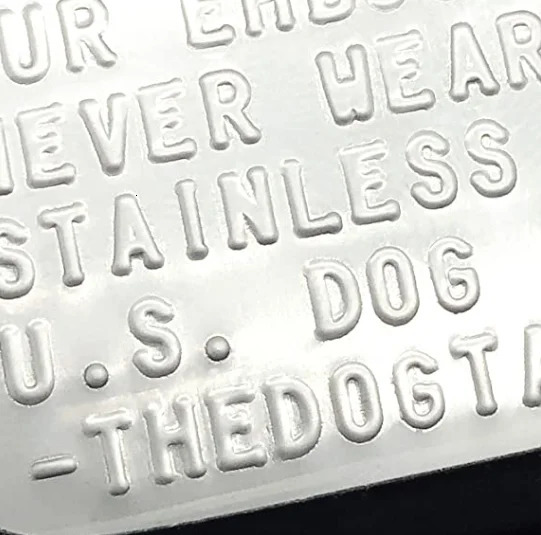Stainless Steel The Dog Tag Military Set of 2 Personalised Necklaces Army Style with Ball Chain Silencers Custom Make Necklaces 251224