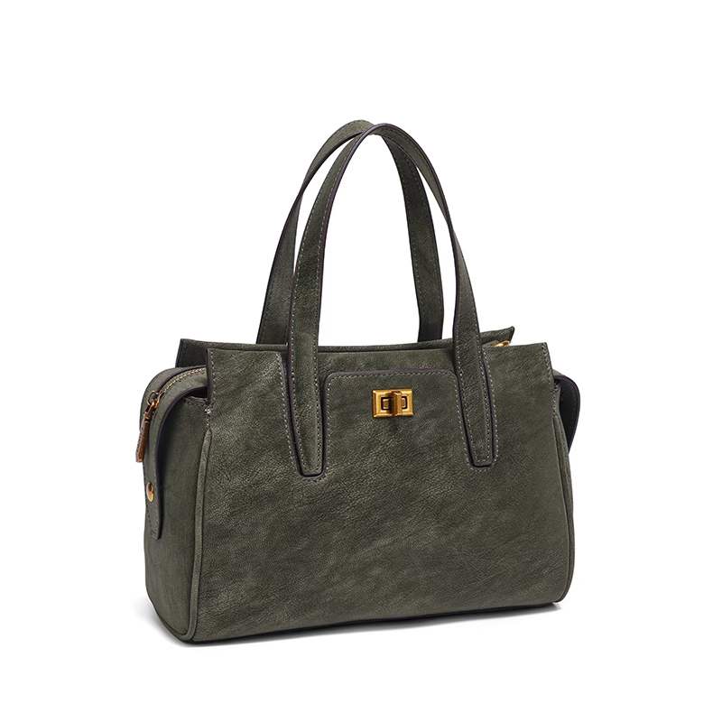 COCIO 2025 autumn and winter new handbag leather retro commuting versatile large capacity shoulder bag for women