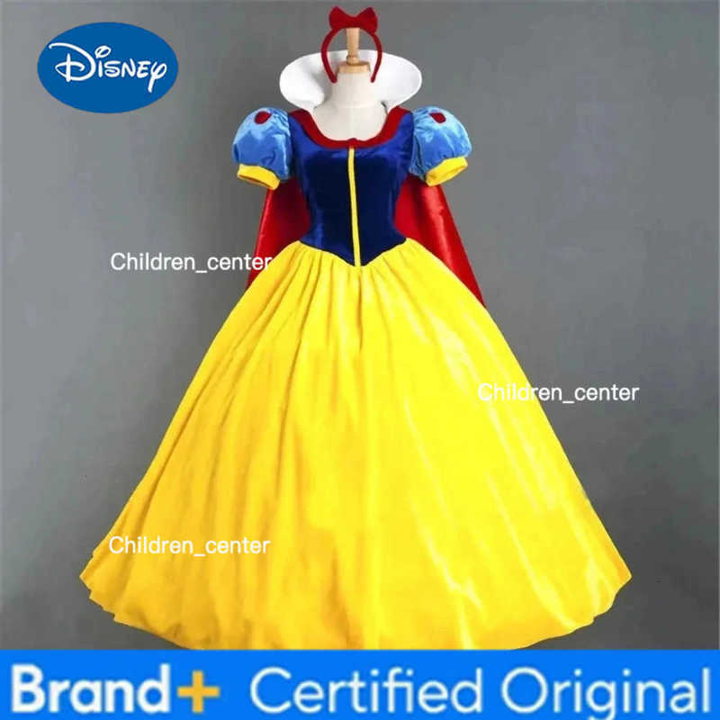 Disney Adult Cosplay Dress Snow White Girl Princess Dress Women Adult Cartoon Princess Snow White Halloween Party Costume H2512271