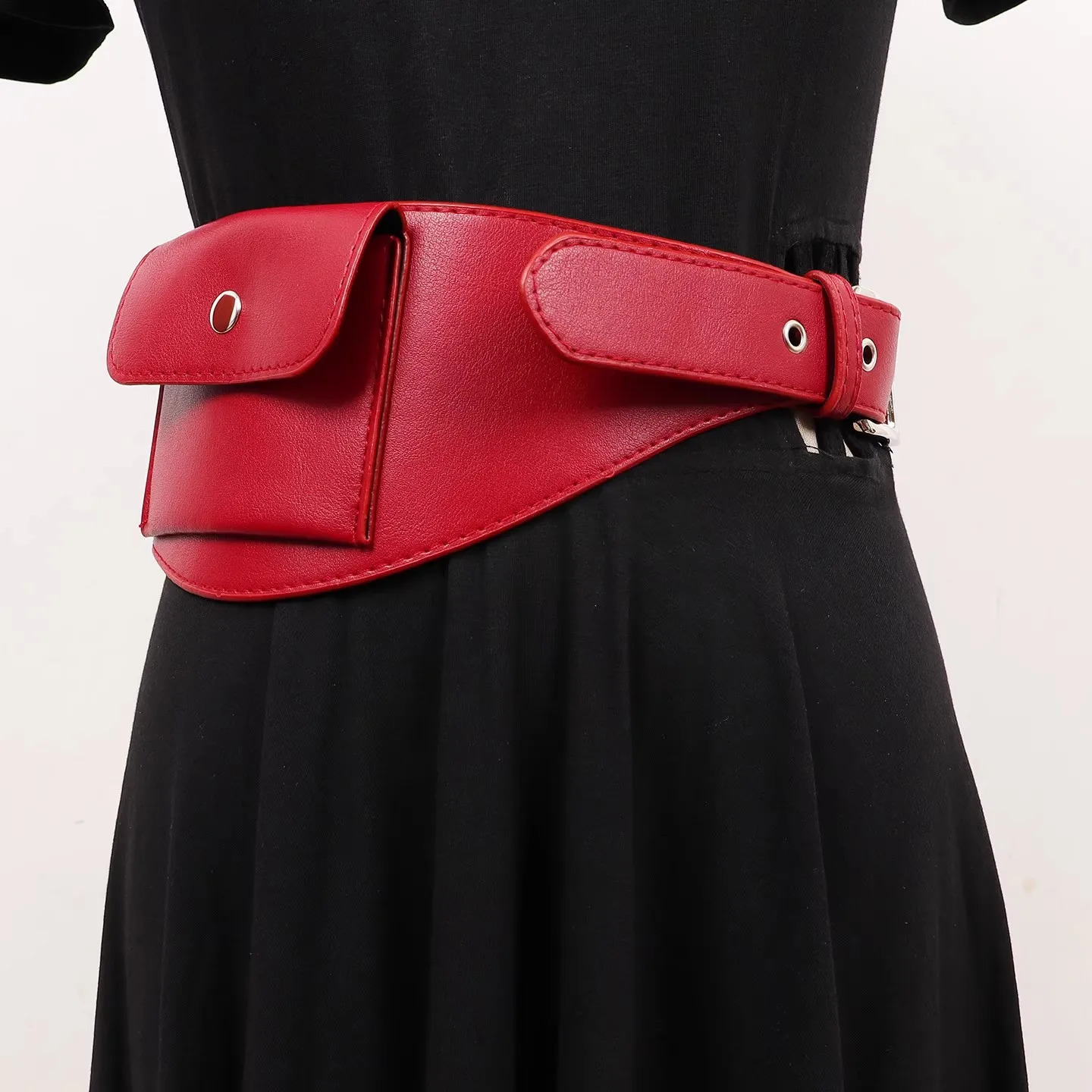 Womens Suede PU Leather Bag Cummerbunds Female Dress Corsets Waistband Belts Decoration Wide Belt R2689 251224