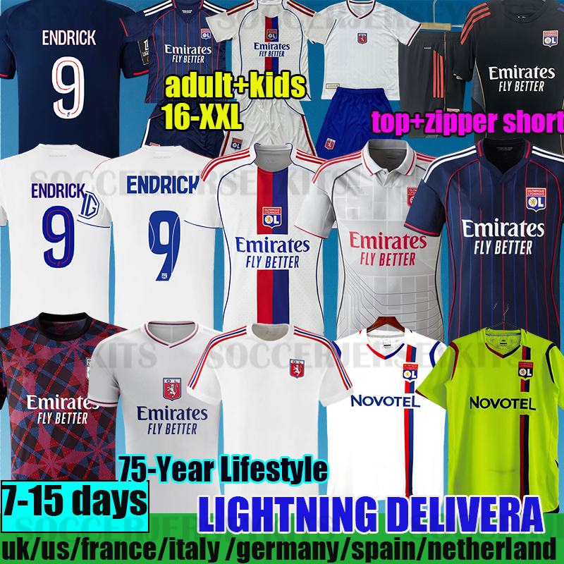 3xl 4xl lyon MIKAUTADZE Maillot de foot FOFANA Soccer Jersey 75-year-anniversary TOLISSO NUAMAH OL 75th football shirts 2025 T.ALMADA equipment lyon 25 26