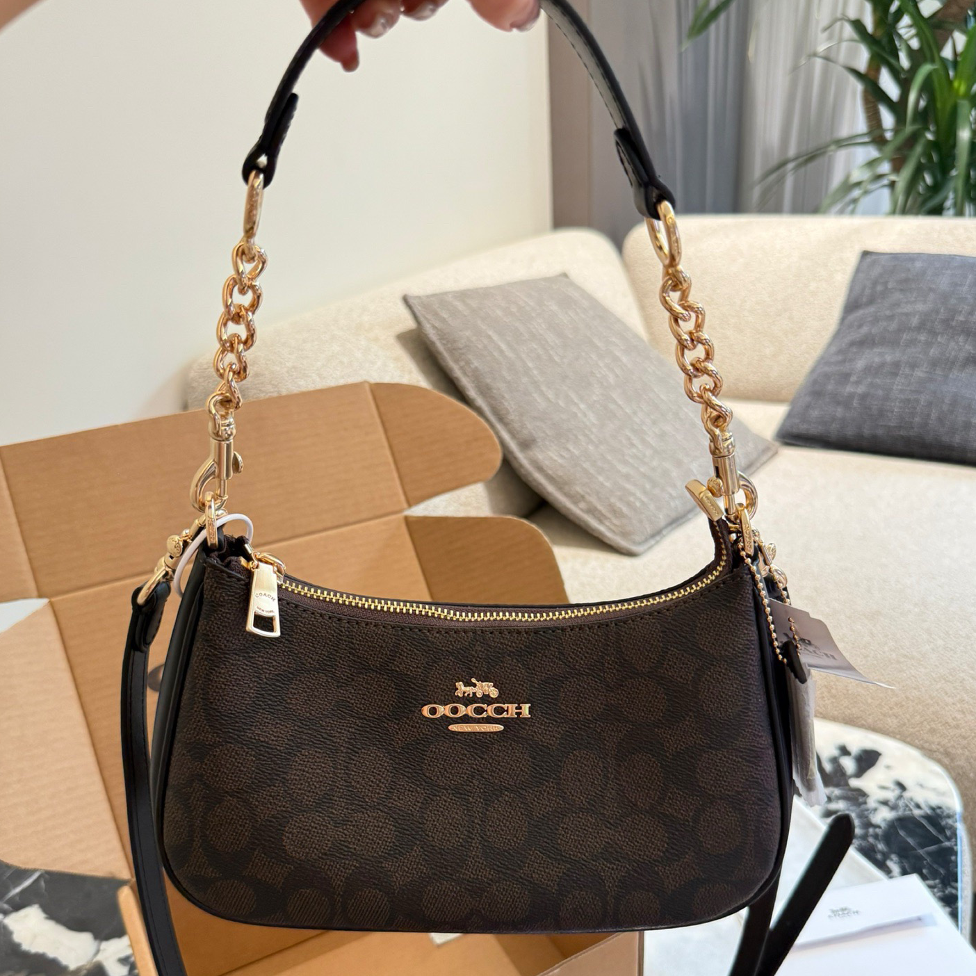 Teri Bag Designer Bag Luxury Bag Teri Shoulder Bag Tote Bag Women Classic Old Flower Crossbody Bag g Smooth Leather Shoulder BagCasual Handheld Chain Bag