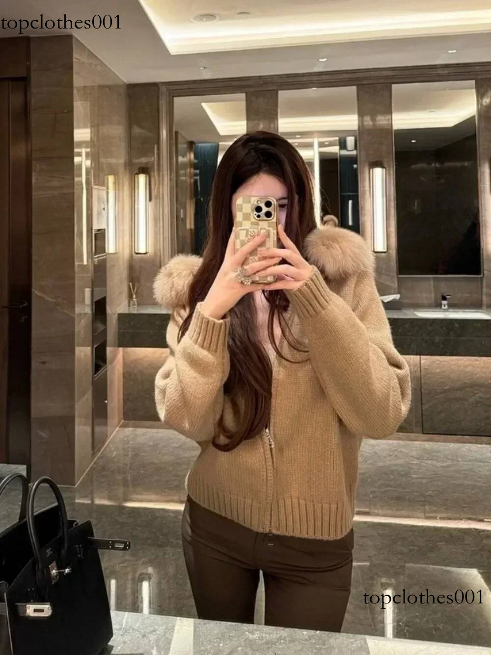 Women Casual Short Knitted Jacket Fashion Autumn Winter Hooded Real Fox Female Natural Fur Cardigan Coat