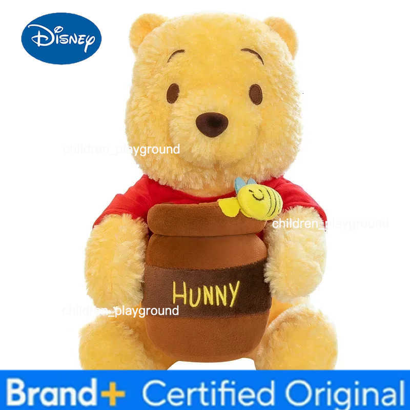 Disney 35cm Anime Honey Jar Winnie The Pooh Soft Plush Toys Pooh Bear Stuffed Animal Dolls Children Kids Kawaii Birthday Gift H251227111