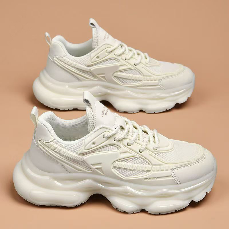 Pre Men S Tied Minimalist Style Breathable Mesh Sneakers Outdoor Sports And Daily Wear With Thick Soles Ddmysaturn