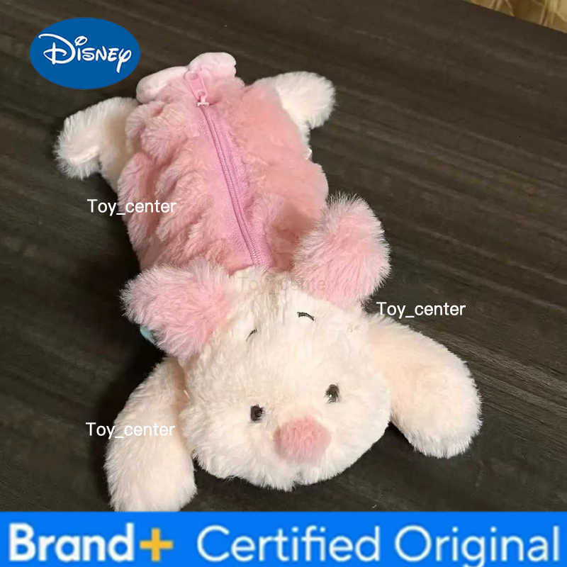 Disney Piggy Cute pencil case Student Storage Stationery Bag Soft Cute Plush Supplies Animal Pencil Storage Bag Christmas Gift H251227