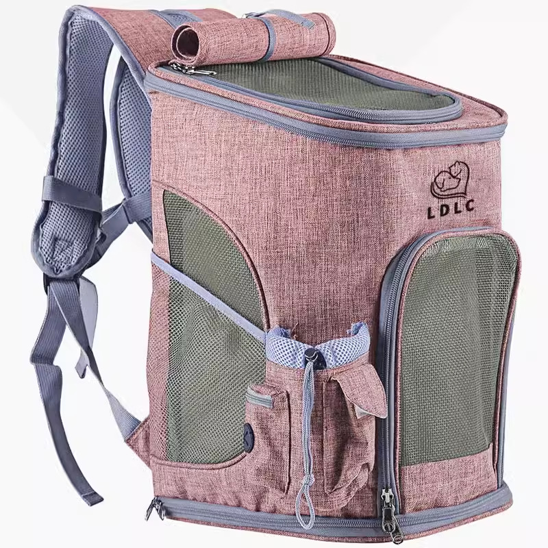 Extra Large Cat Carrier Backpack for 2 Pets Foldable Travel Pet Bag with Ventilation Windows Comfortable Shoulder Straps