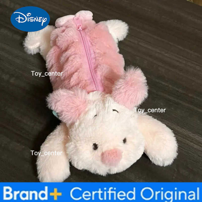Disney Piggy Cute pencil case Student Storage Stationery Bag Soft Cute Plush Supplies Animal Pencil Storage Bag Christmas Gift H251227